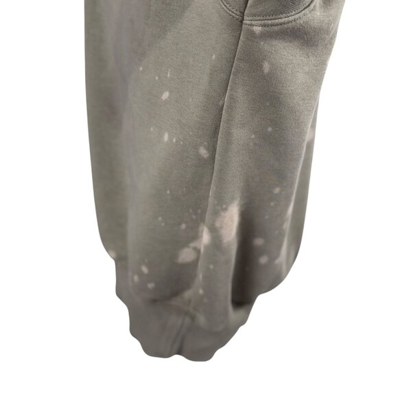 Nike Center Check Olive Crewneck Sweatshirt S Distressed Look - Picture 15 of 16